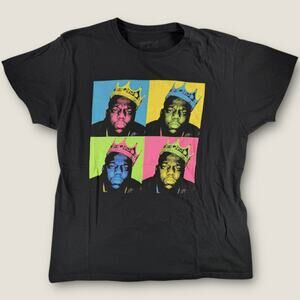 Biggie Smalls Pop Art T-Shirt Men’s‎ L Hip Hop Brooklyn 1990s Notorious B.I.G.